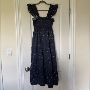 Hill House Midnight Blue Floral Dress
